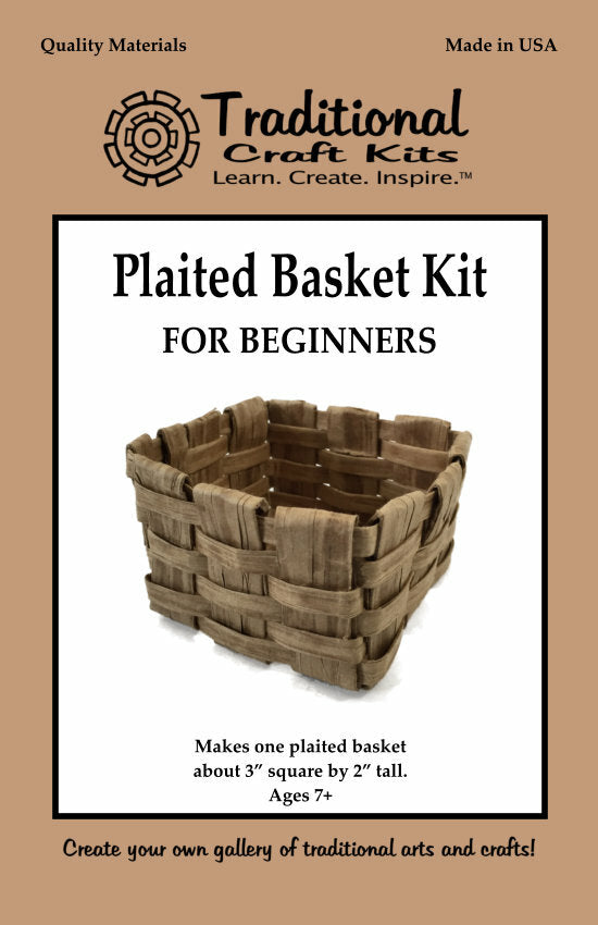 Plaited Basket Kit for Beginners