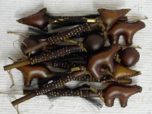 Tiny Rawhide Rattle