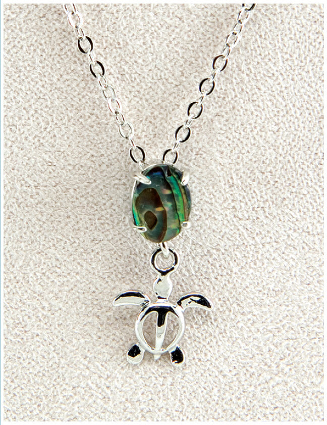 Wild Pearle Necklace - Earth Turtle