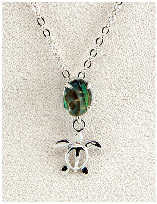 Wild Pearle Necklace - Earth Turtle