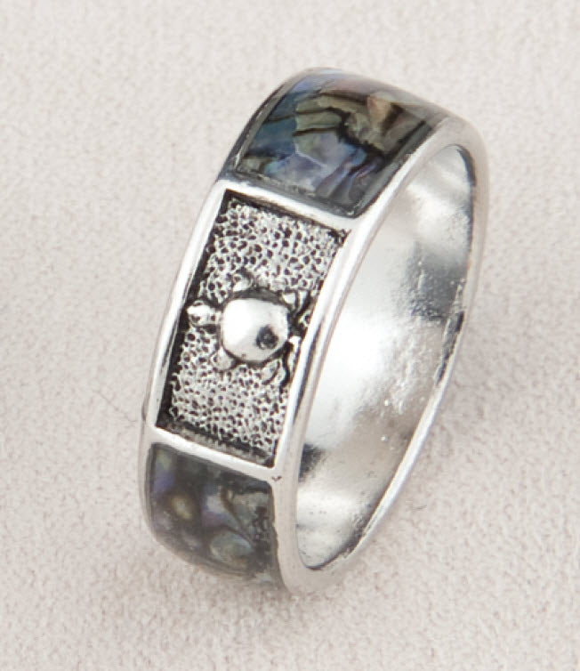 Abalone Ring - Turtle