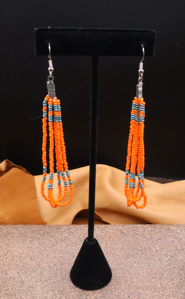 Long Dangle Earrings by Heather Nguyen