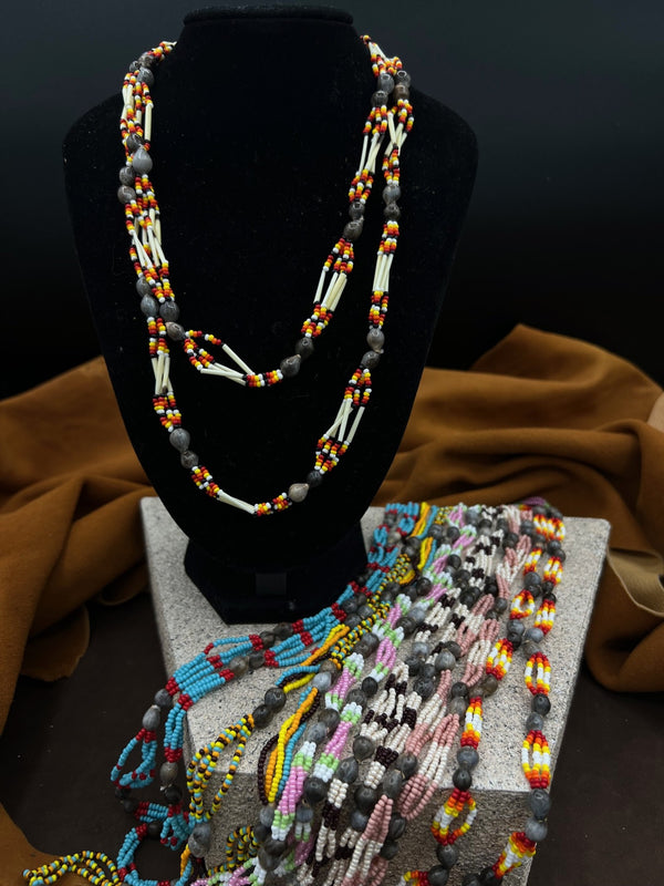 Corn Bead Necklaces by Jessica Sweet