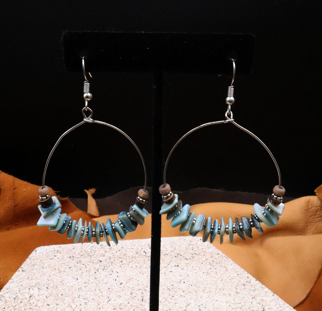 Glass Bead Earrings by Jeannie Sanders