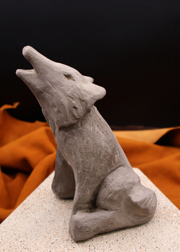 Large Wolf Effigy by Tony Bouler Jr