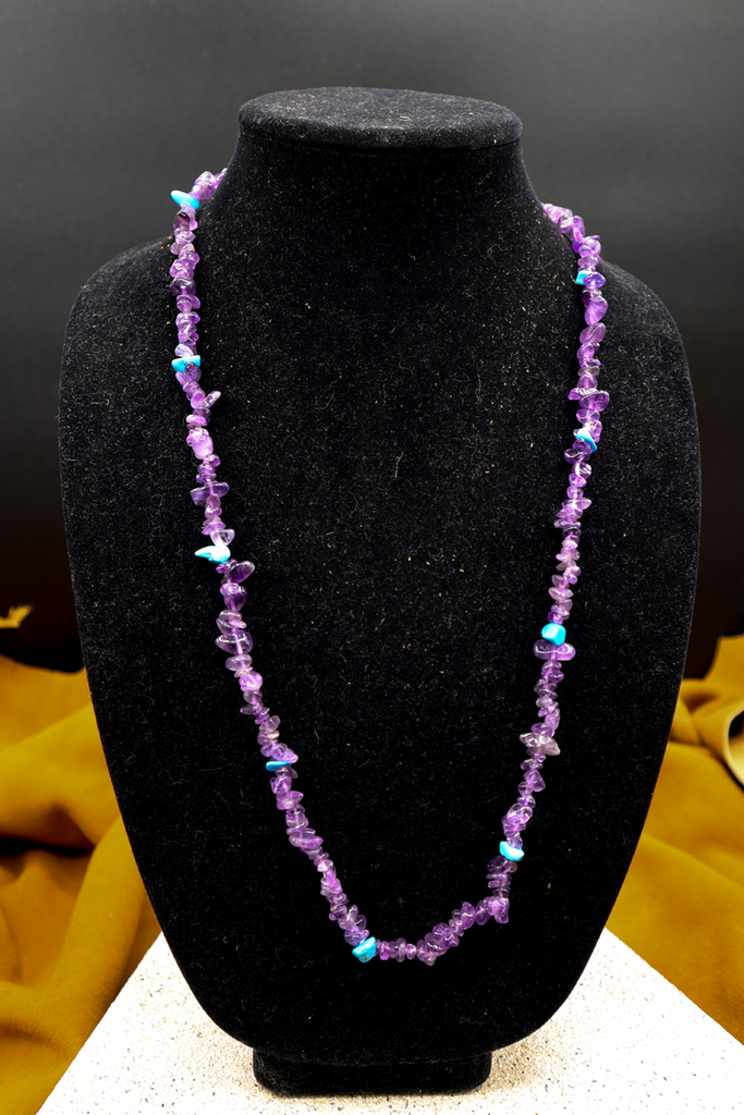 Amethyst & Turquoise Necklace