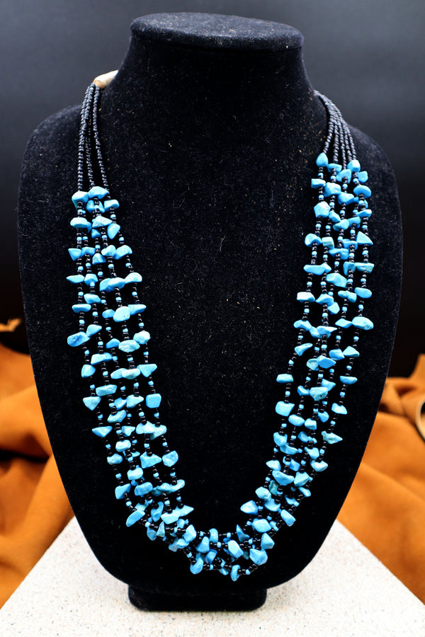 Multi-Strand Turquoise Necklace