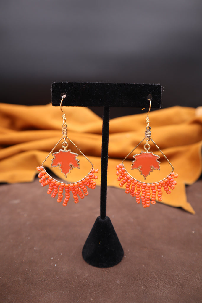 Maple Leaf Earrings by Sarah Tucker