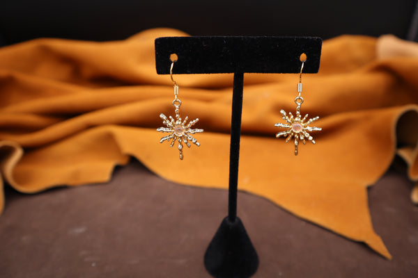 Snowflake Earrings by Sarah Tucker