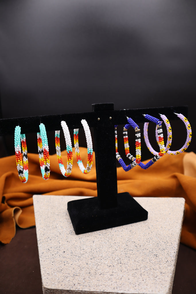 Hoop Earrings by Kristy Blue