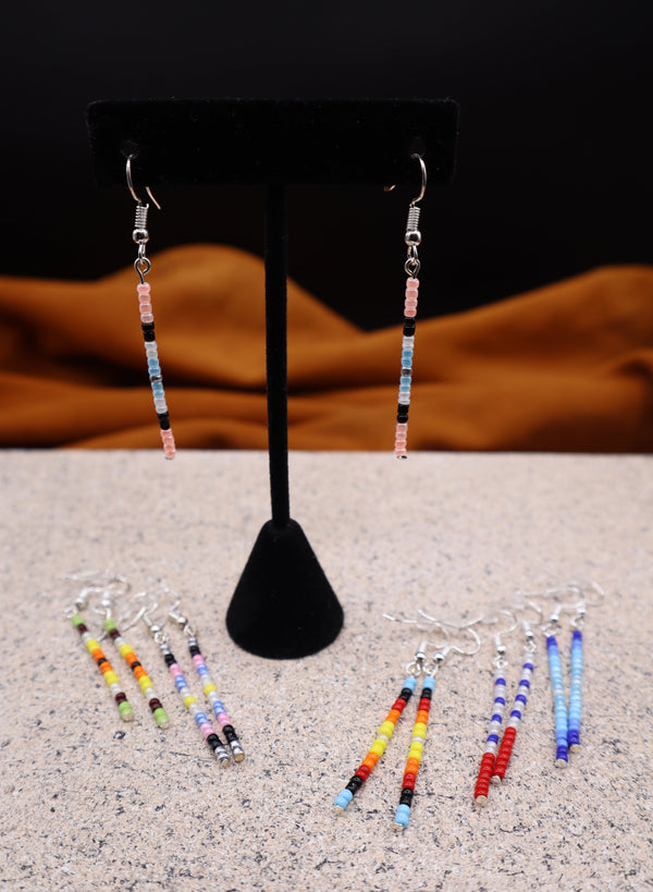 Single Strand Earrings by Kristy Blue