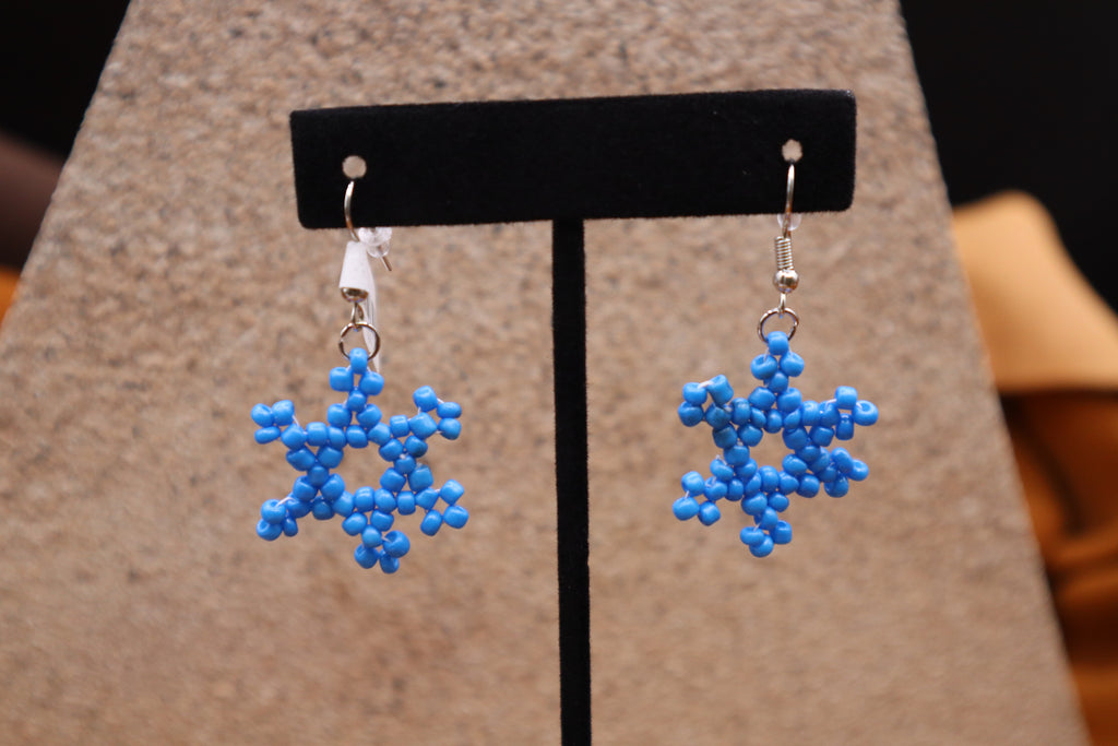 Snowflake Earrings by Mary Gunn