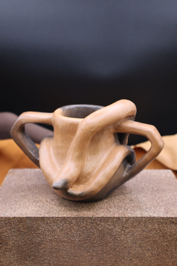 Snake Vessel w/ Handles by Kenneth Harris