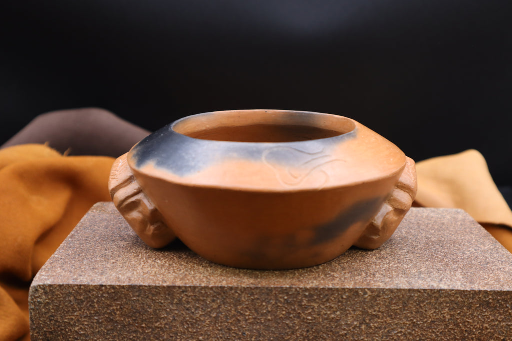 Bowl w/ Hagler Heads by Elizabeth Harris