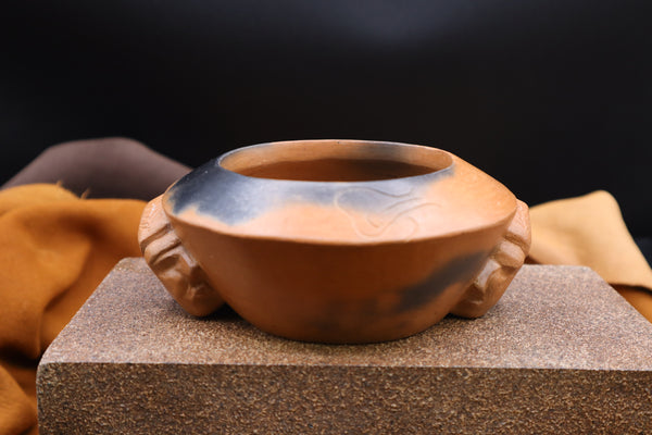Bowl w/ Hagler Heads by Elizabeth Harris