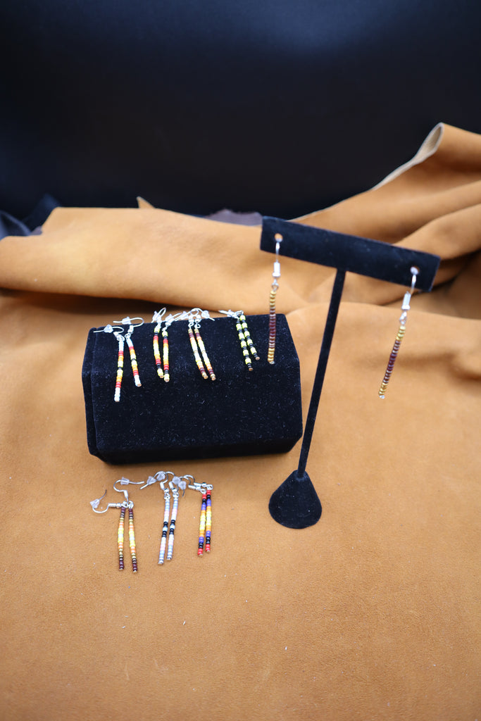Small Dangle Earrings by Kristy Blue
