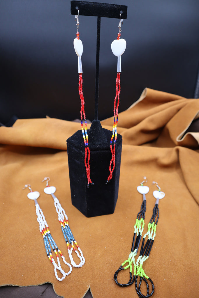 Long Dangle Earrings by Kristy Blue