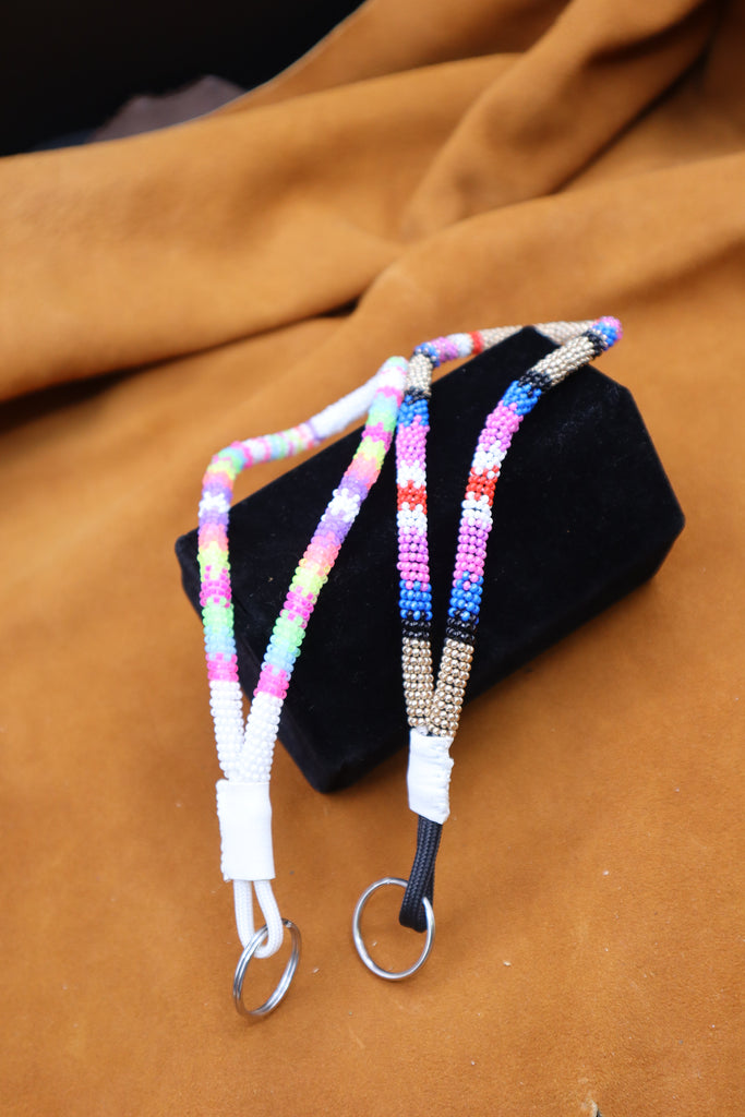 Beaded Keychain by Kristy Blue