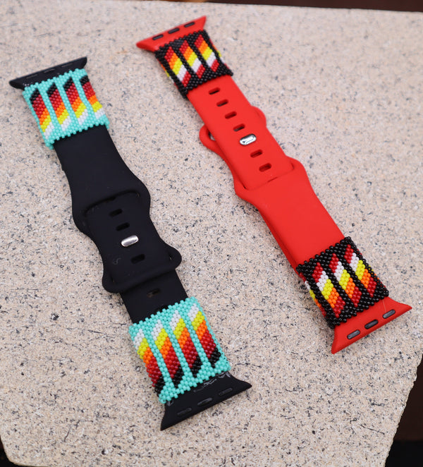Beaded Apple Watch Band by Cindy & Mandy George