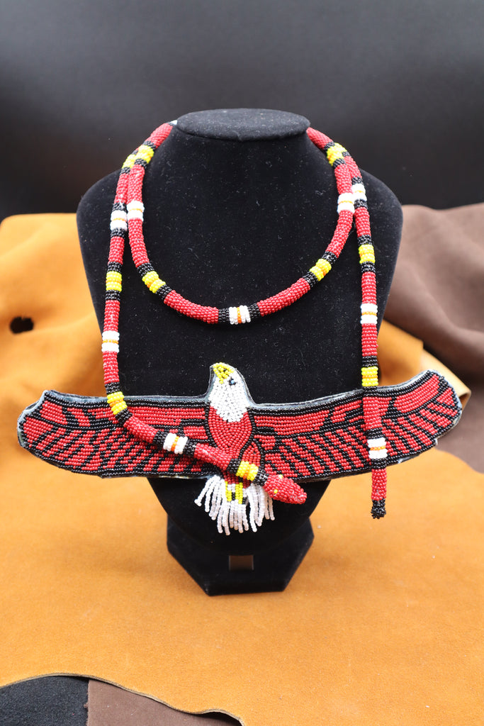 Coral Snake Medallion by Larry Stick Brown