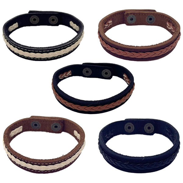 Leather Snap Bracelet