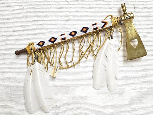 Brass Hatchet with Pipe