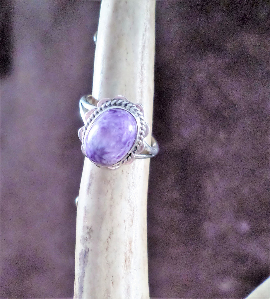 Mens Purple Stone Ring