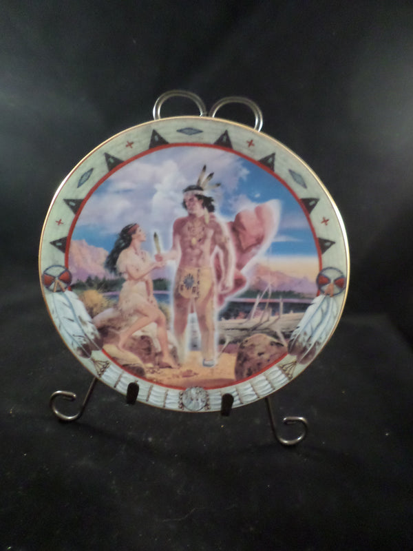 "Feather Woman" Collector's Plate
