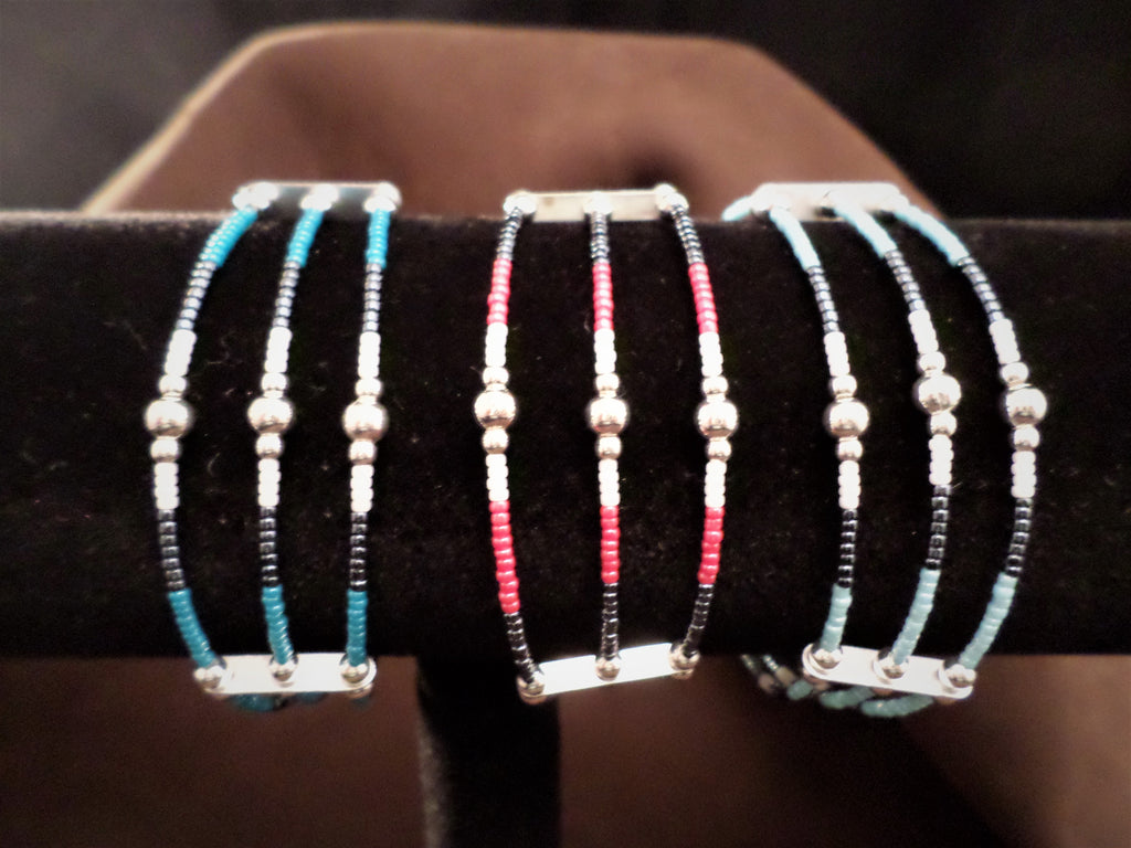 3 Strand Memory Wire Bracelet