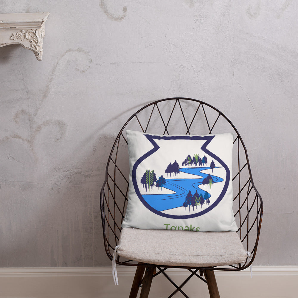 Catawba River Scene Design by Alex Osborn Pillow