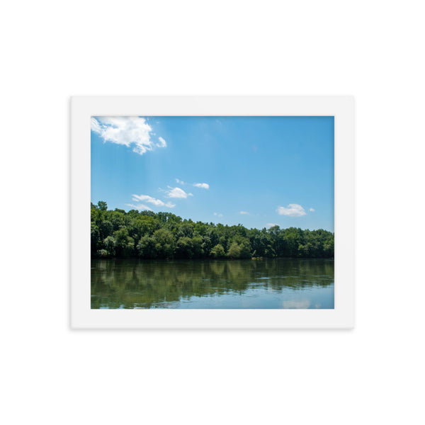 Iswa Katabare (Catawba River) Framed poster - Photograph by Alex Osborn