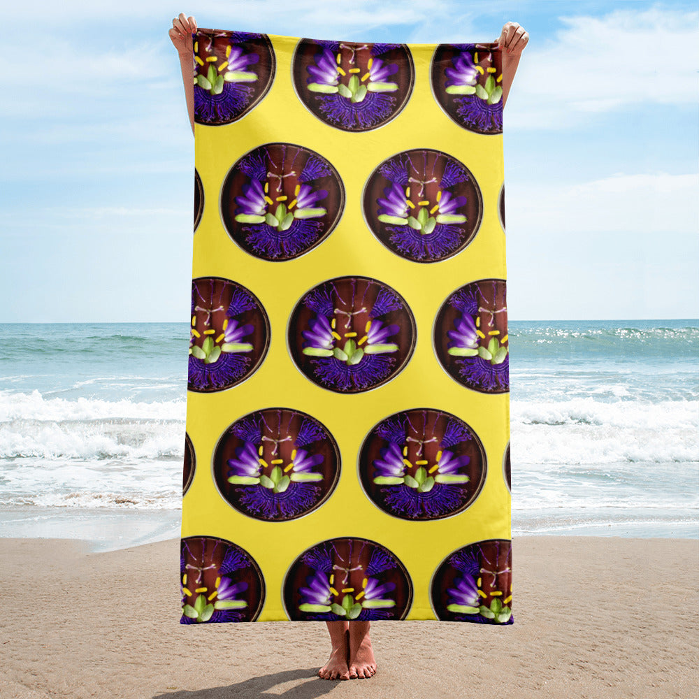 August Maypop Towel - Design by DeLesslin George-Warren