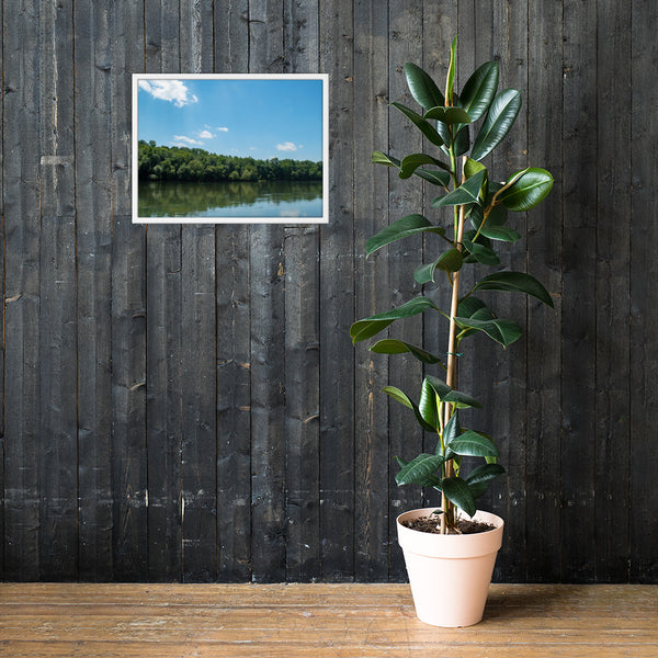 Iswa Katabare (Catawba River) Framed poster - Photograph by Alex Osborn